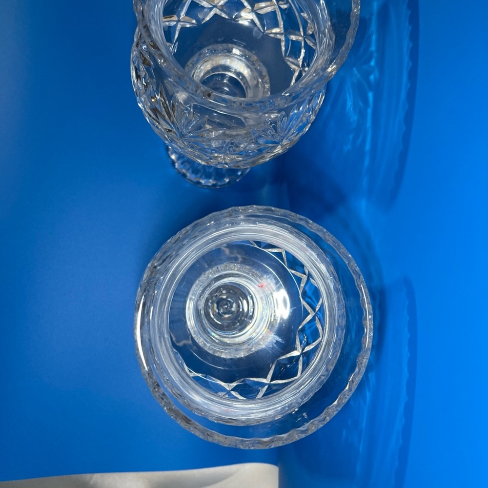 Elegant Crystal hurricane Candle Holders vintage - Picture 7 of 16